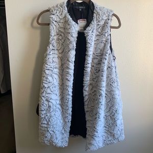 Faux fur vest